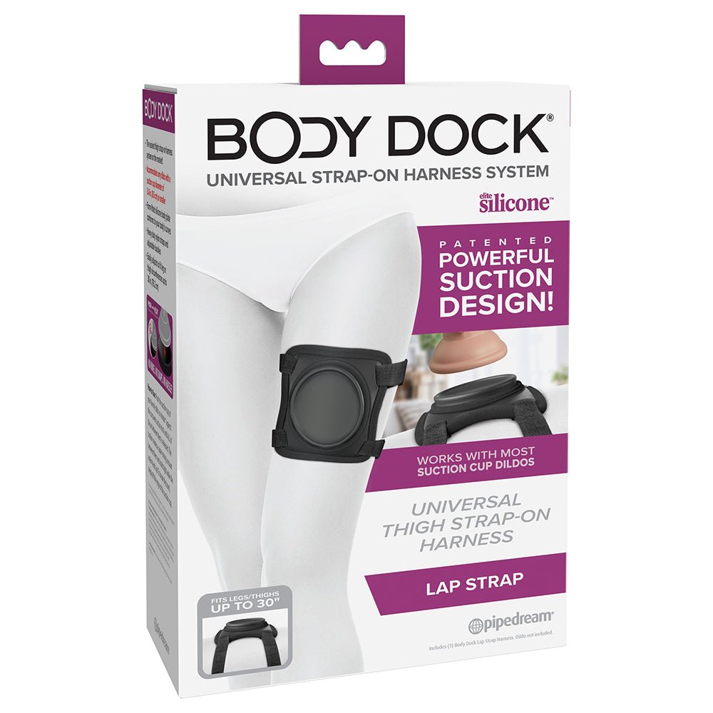 body-dock-lap-strap-silicone-strap-on-thigh-harness Body Dock Lap Strap Silicone Strap-On Thigh Harness - Image 1
