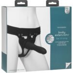 Body Extensions - Hollow Bulbed Strap-on 2-Piece  Set - Black - Image 3