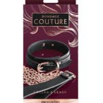 Bondage Couture - Collar and Leash - Black