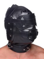 Bondage Hood With Penis Gag - Image 5