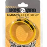 Boneyard Silicone Cock Strap 3 - Snap Ring - Yellow