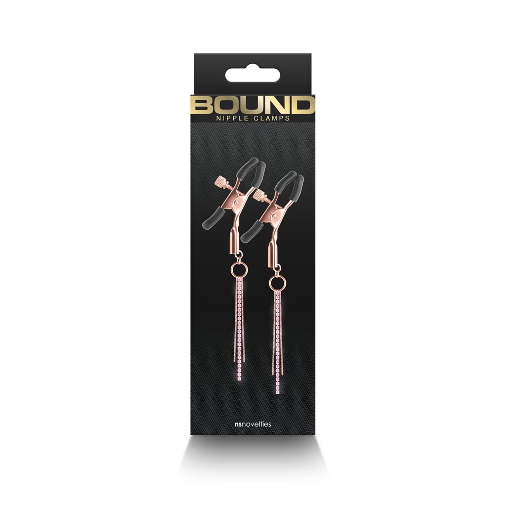 bound-nipple-clamps-d3-rose-gold Bound Nipple Clamps D3 Rose Gold - Image 1