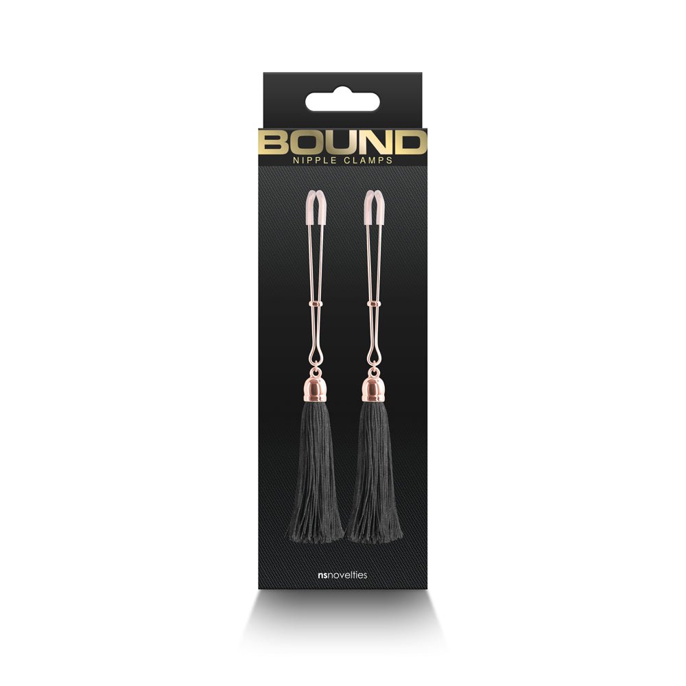 bound-nipple-clamps-t1-black Bound Nipple Clamps T1 Black - Image 1