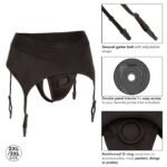 Boundless Thong With Garter - 2l/3xl - Black - Image 5