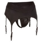 Boundless Thong With Garter - 2l/3xl - Black - Image 8