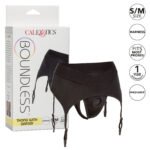 Boundless Thong With Garter - S/m - Black - Image 3