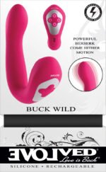 Buck Wild Dual-Ended Vibrator with Tapping and Come-Hither Motion – Pink - Image 9