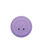 Bumpy Ride Rechargeable Silicone Vibrator with 9 Speeds – Purple - Image 3