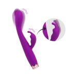 Camtoyz Cleo Rabbit Vibrator – Purple Silicone - Image 5