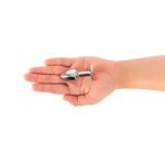 Camtoyz Silver Anal Plug Romulo – Light Pink and Silver - Image 4