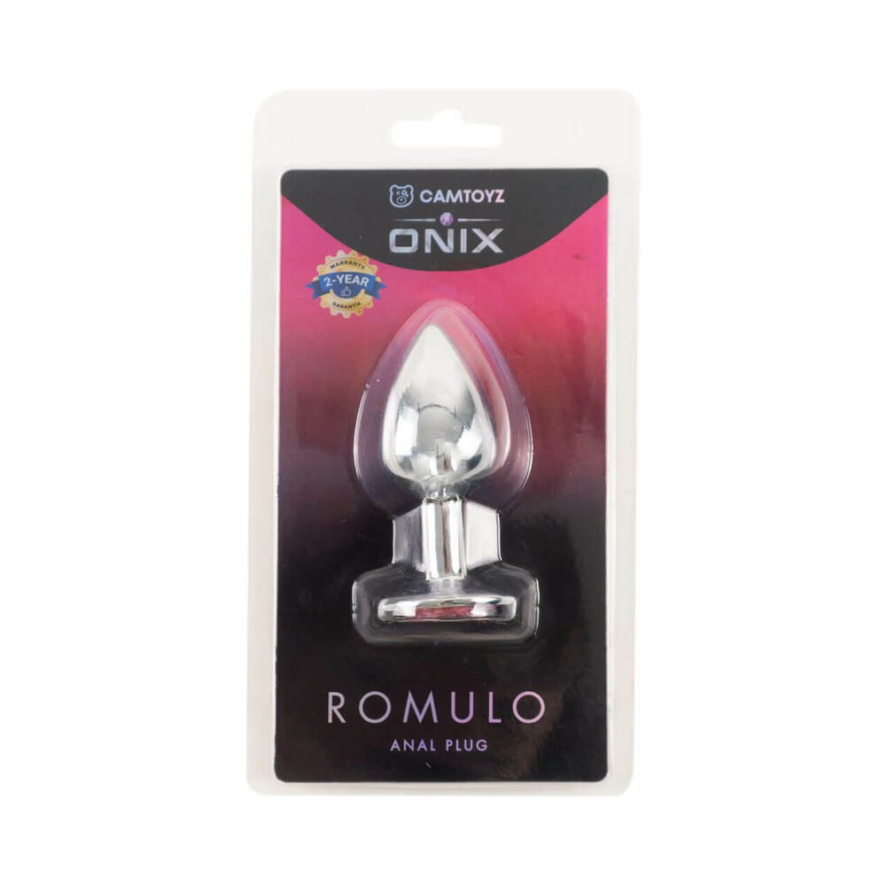camtoyz-silver-anal-plug-romulo Camtoyz Silver Anal Plug Romulo - Image 1