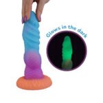 Camtoyz Splash Nova Silicone Dildo with Pump and Suction Base – Multi-Color - Image 6