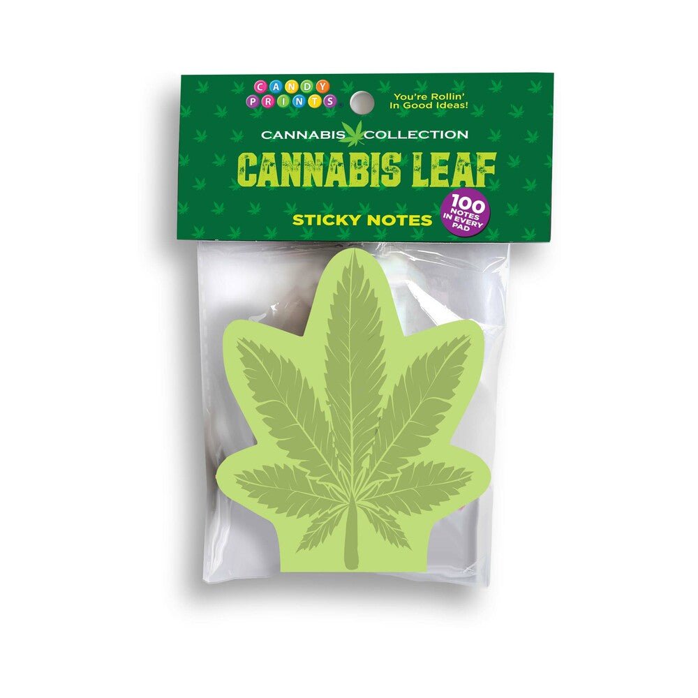cannabis-leaf-sticky-notes Cannabis Leaf Sticky Notes - Image 1