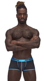 Casanova Uplift Mini Shorts - Small - Black/blue - Image 2