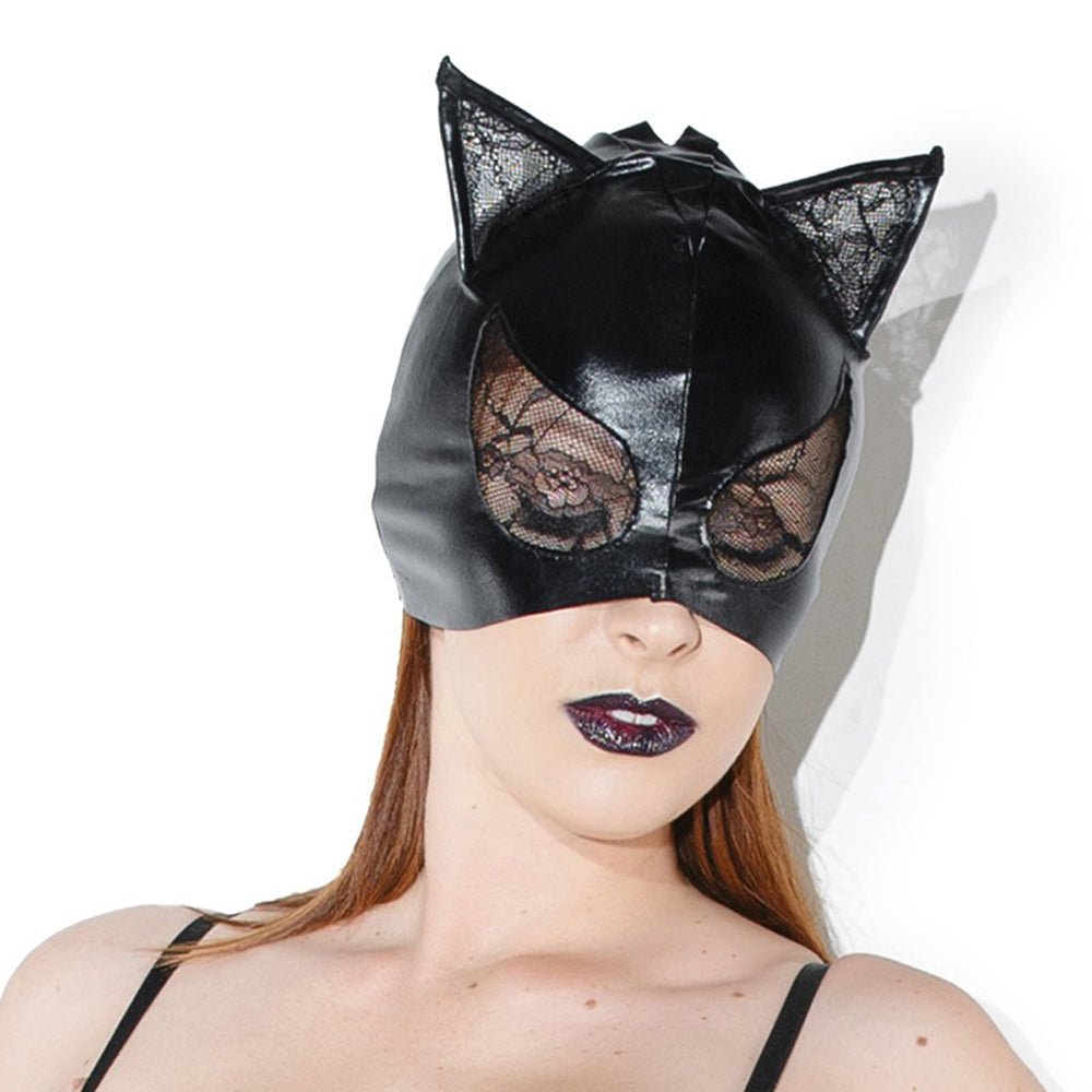 cat-mask-with-lace-eyes-and-ears-black-os-hanging Cat Mask with Lace Eyes and Ears Black OS Hanging - Image 1