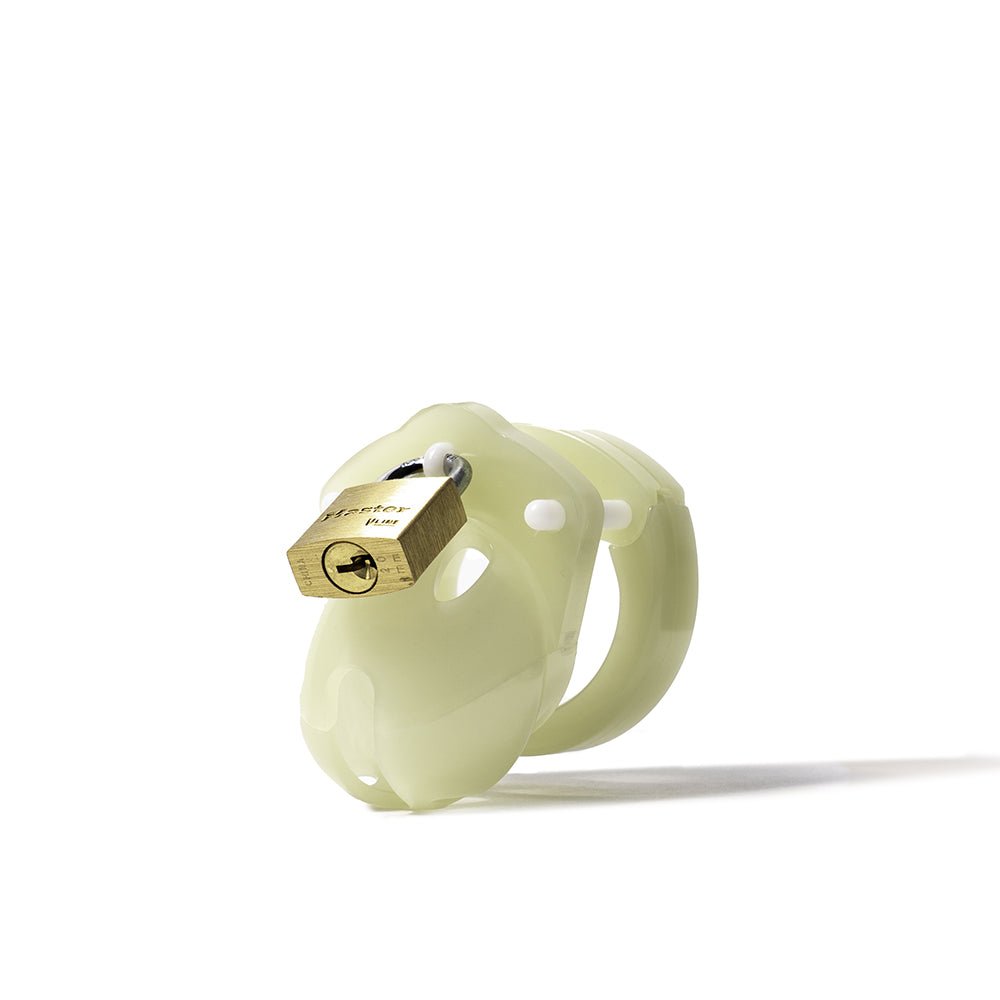 cb-x-glow-in-the-dark-mini-me-chastity-cage-kit CB-X Glow-in-the-Dark Mini-Me Chastity Cage Kit - Image 1