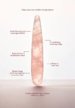 Chakrubs Heart Slim Rose Quartz Wand - Image 4