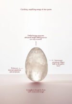 Chakrubs Prism Yoni Egg Clear Quartz (drilled) - Image 3