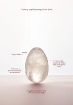 Chakrubs Prism Yoni Egg Clear Quartz (non-drilled) - Image 3