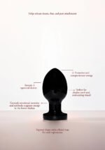 Chakrubs Xaga Root Black Obsidian Anal Plug - Image 6