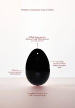 Chakrubs Xaga Yoni Egg Obsidian (drilled) - Image 6