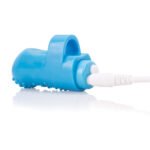Charged Fingo Rechargeable Finger Vibe - Blue - Image 2