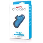 Charged Fingo Rechargeable Finger Vibe - Blue - Image 4