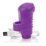 Charged Fingo Rechargeable Finger Vibe - Purple - Image 2