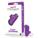 Charged Fingo Rechargeable Finger Vibe - Purple - Image 4