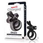 Charged Ohare Rechargeable Rabbit Vibe - Black - Image 3
