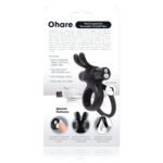 Charged Ohare Rechargeable Rabbit Vibe - Black - Image 6