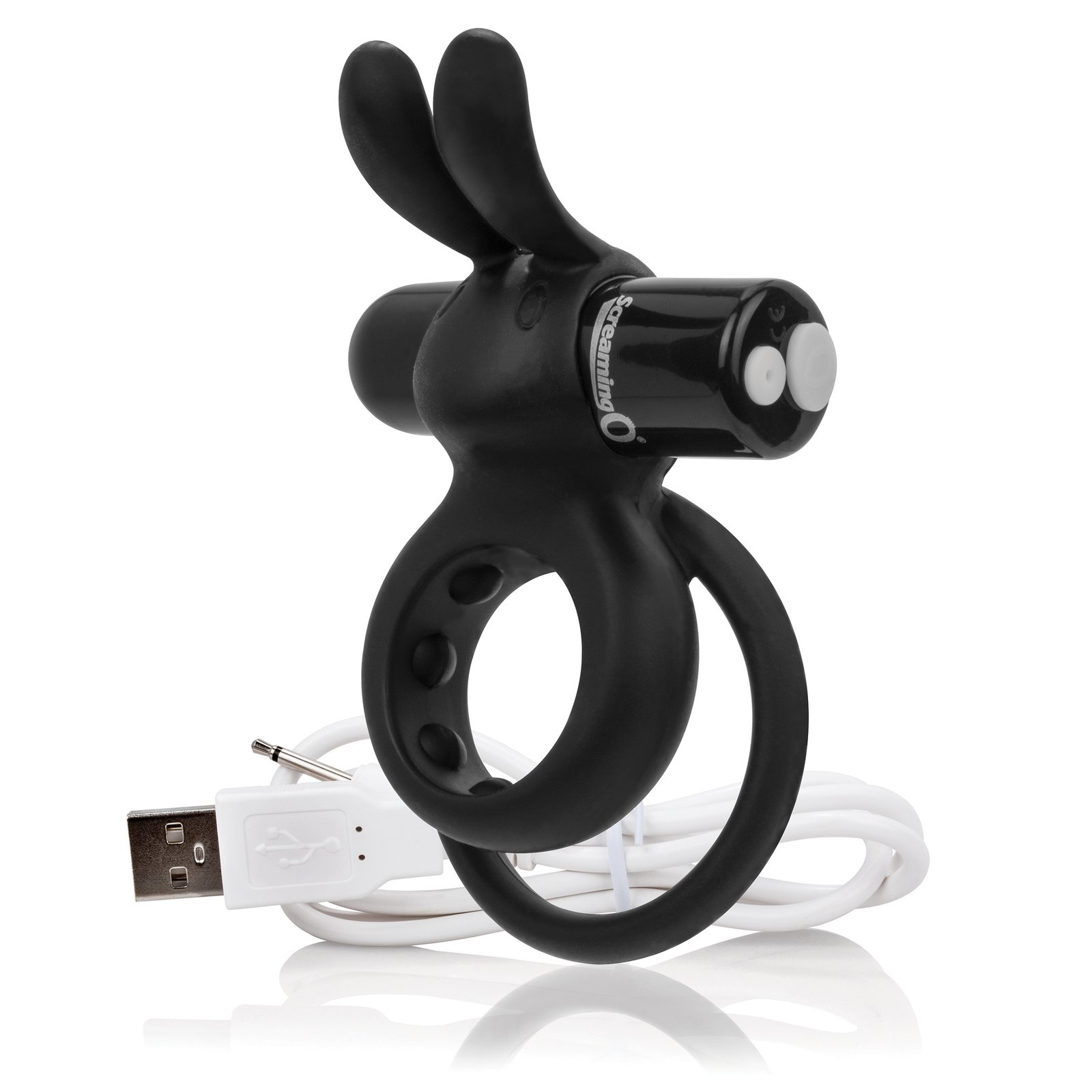 charged-ohare-rechargeable-rabbit-vibe-black Charged Ohare Rechargeable Rabbit Vibe - Black - Image 1