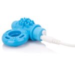 Charged Owow Rechargeable Vibe Ring - Blue - Image 3