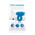 Charged Owow Rechargeable Vibe Ring - Blue - Image 5