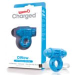 Charged Owow Rechargeable Vibe Ring - Blue - Image 6