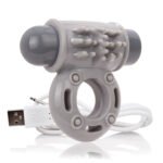 Charged Owow Rechargeable Vibe Ring - Grey - Image 2