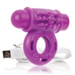 Charged Owow Rechargeable Vibe Ring - Purple - Image 2