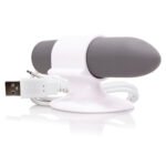 Charged Positive Rechargeable Vibe - Grey - Image 2