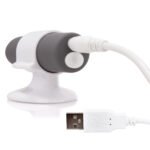 Charged Positive Rechargeable Vibe - Grey - Image 3