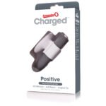 Charged Positive Rechargeable Vibe - Grey - Image 4