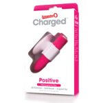 Charged Positive Rechargeable Vibe - Strawberry - Image 2