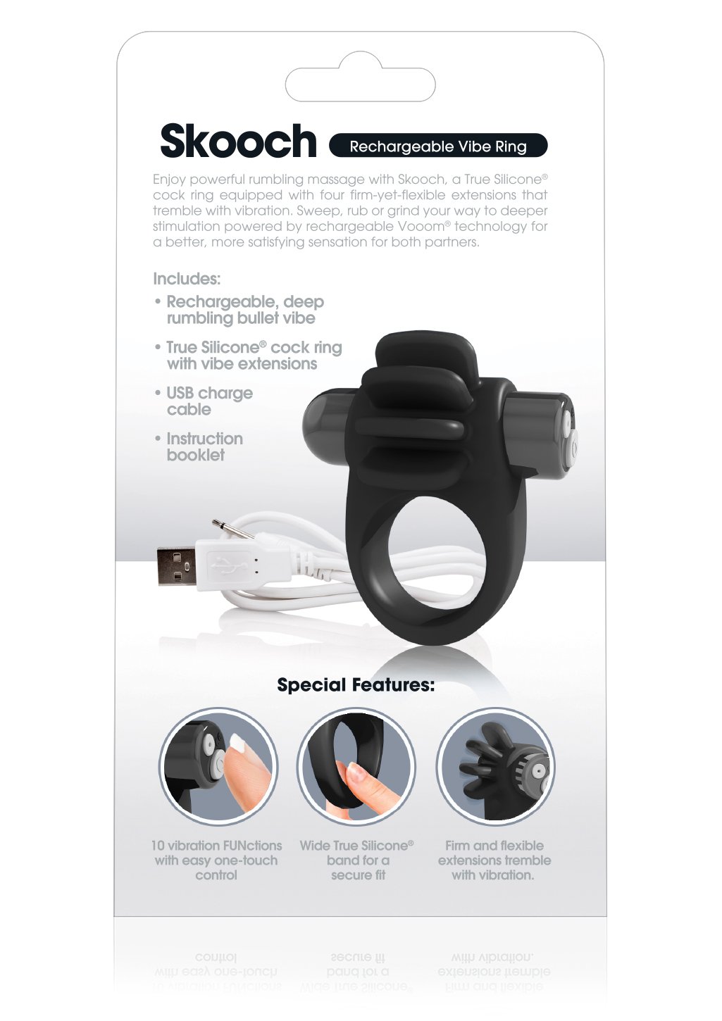 charged-skooch-ring-black Charged Skooch Ring - Black - Image 1