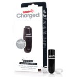 Charged Vooom Rechargeable Bullet Vibe - Black - Image 3