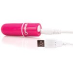 Charged Vooom Rechargeable Bullet Vibe - Pink - Image 3