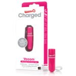 Charged Vooom Rechargeable Bullet Vibe - Pink - Image 7