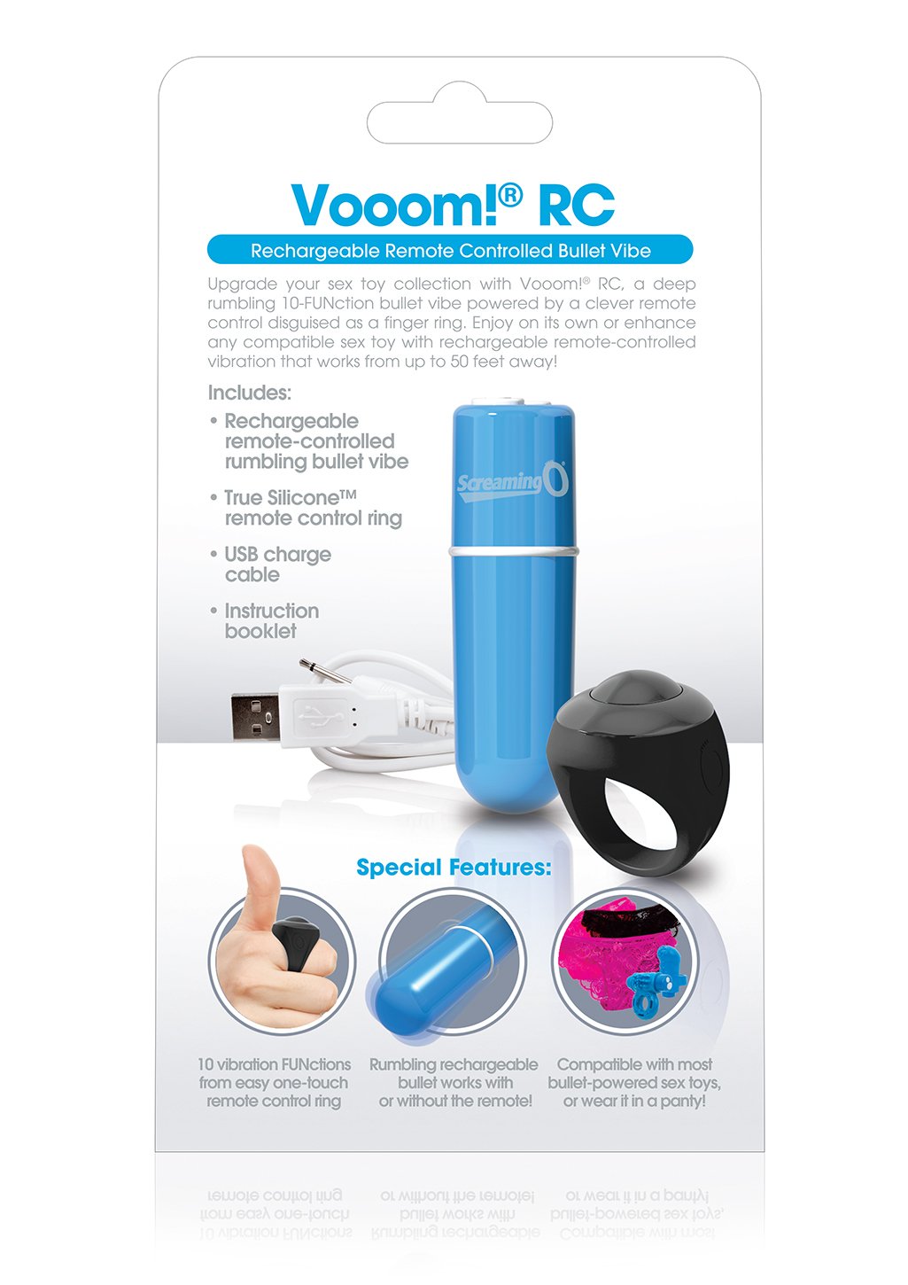 charged-vooom-remote-control-bullet-blue Charged Vooom Remote Control Bullet - Blue - Image 1