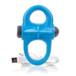 Charged Yoga Rechargeable Vibe Ring - Blue - Image 2
