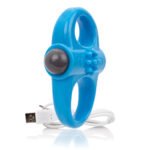Charged Yoga Rechargeable Vibe Ring - Blue - Image 3