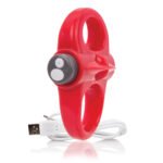 Charged Yoga Rechargeable Vibe Ring - Red - Image 4