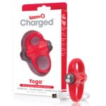 Charged Yoga Rechargeable Vibe Ring - Red - Image 8